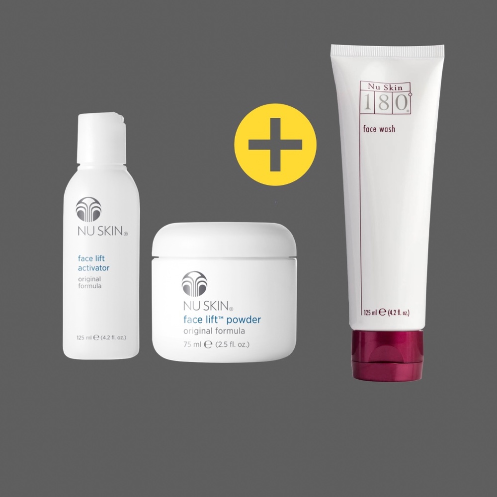 Nuskin Face Lift Powder+Activator SET